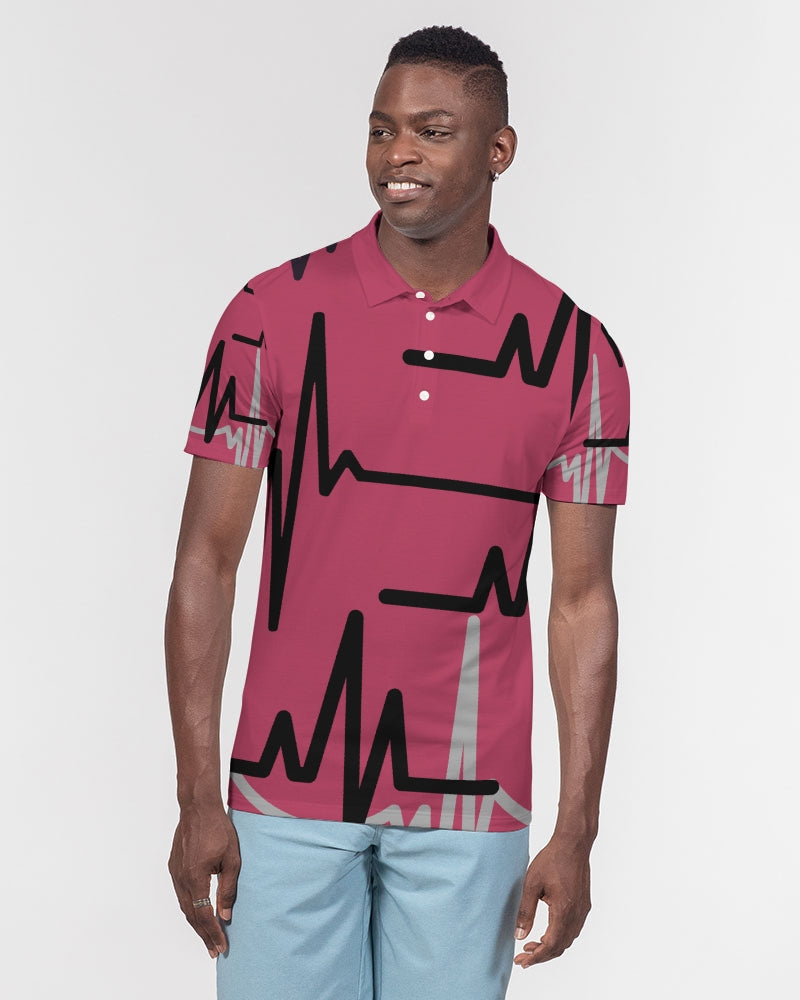 N-Pulse | Coded Edition Men's Slim Fit Short Sleeve Polo