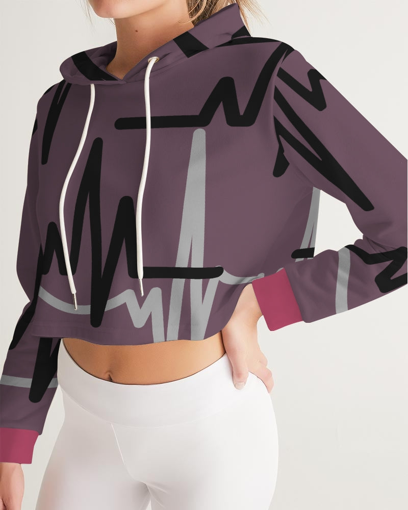 Coded Edition | Women's Cropped Hoodie