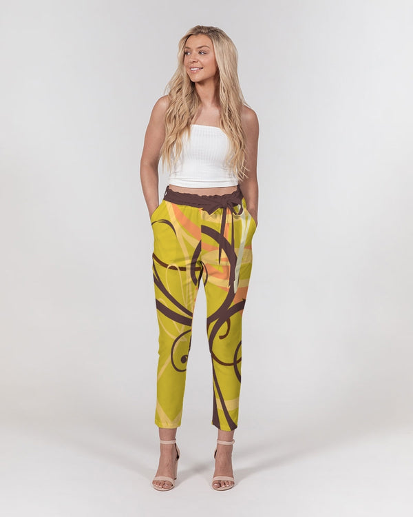 N-VEIN | Women's Belted Tapered Pants