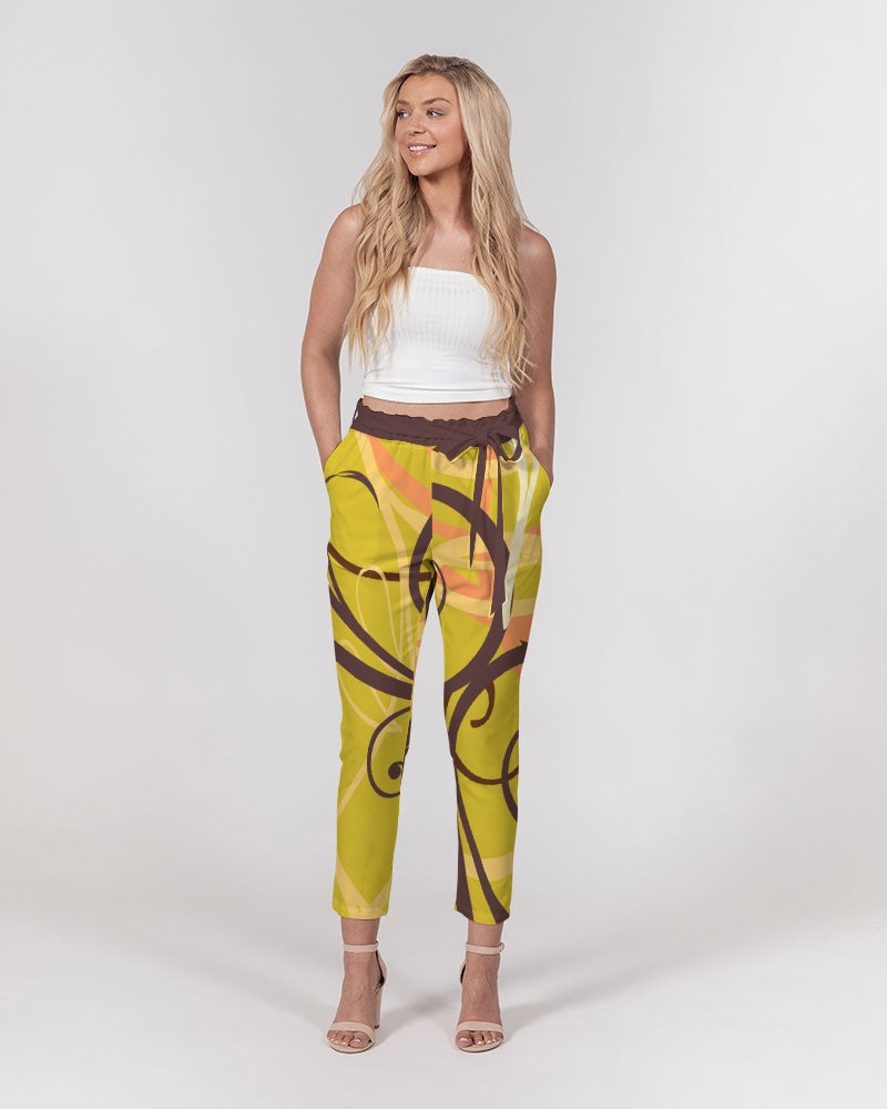 N-VEIN | Women's Belted Tapered Pants
