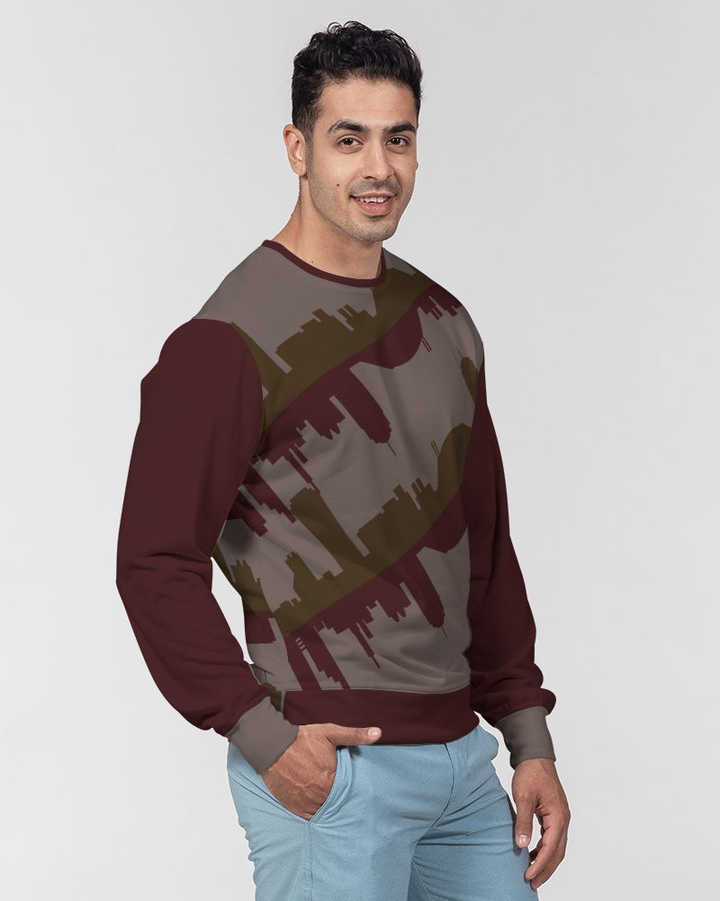 N-VEIN | Men's French Terry Crewneck Pullover