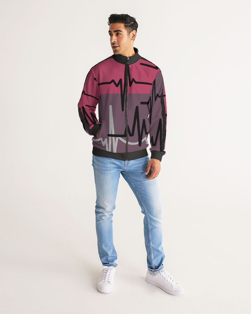 N-Pulse | Coded Edition Men's Stripe-Sleeve Track Jacket