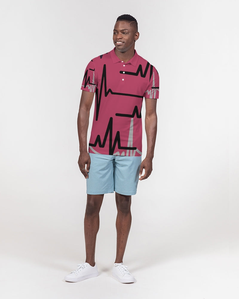 N-Pulse | Coded Edition Men's Slim Fit Short Sleeve Polo